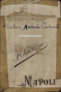 verso dottore Antonio Pistocchi